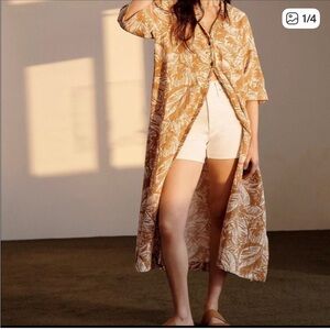 madewell lightspun dress maxi shirt dress